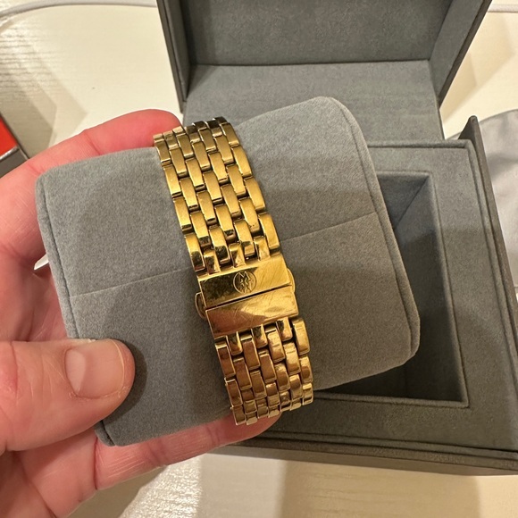 Michele Gold and Diamond Caber Watch - Picture 2 of 6